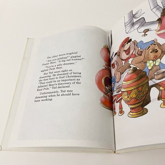 Vintage 1980 The Bear Who Slept Through Christmas by John Barrett Hardcover Book - Picture 16 of 16